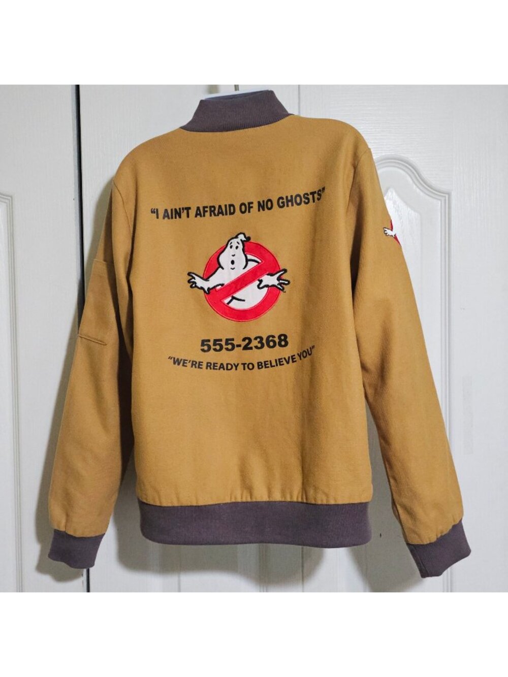 Spirit Halloween Ghostbusters Kids 8-10 Costume Bomber Jacket Venkman